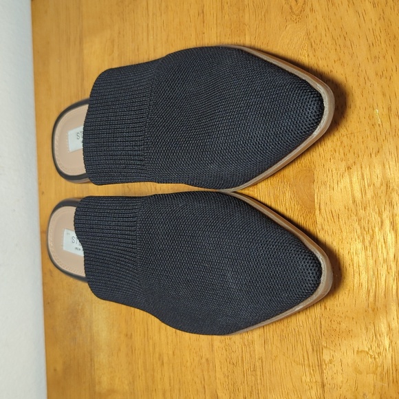 Steven New York Valdez Knit Mule Black Flat Minimalist Women's Size 8 - Picture 3 of 6